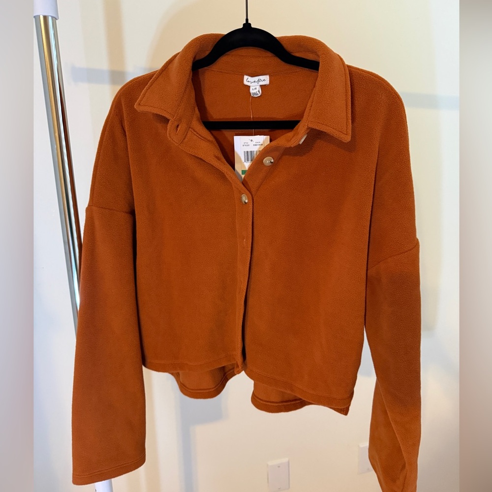 Love, Fire (Bombay Brown) Teddy Jacket New With Tags